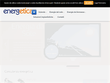 Tablet Screenshot of energeticasrl.com
